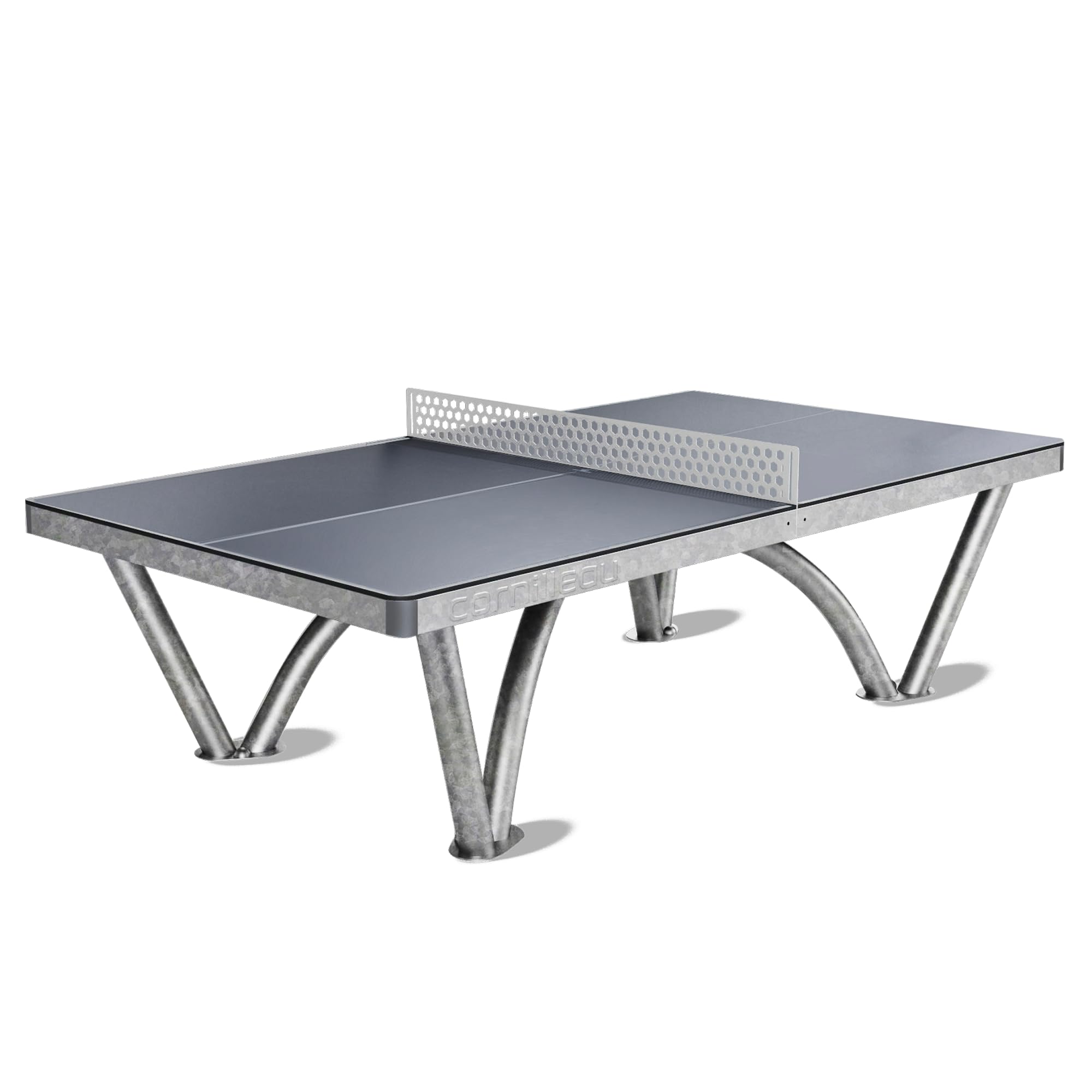 Cornilleau Park Outdoor Table Tennis Table with Slate Color Top - Durable Weatherproof Design for Backyard, Patio & Garden Fun