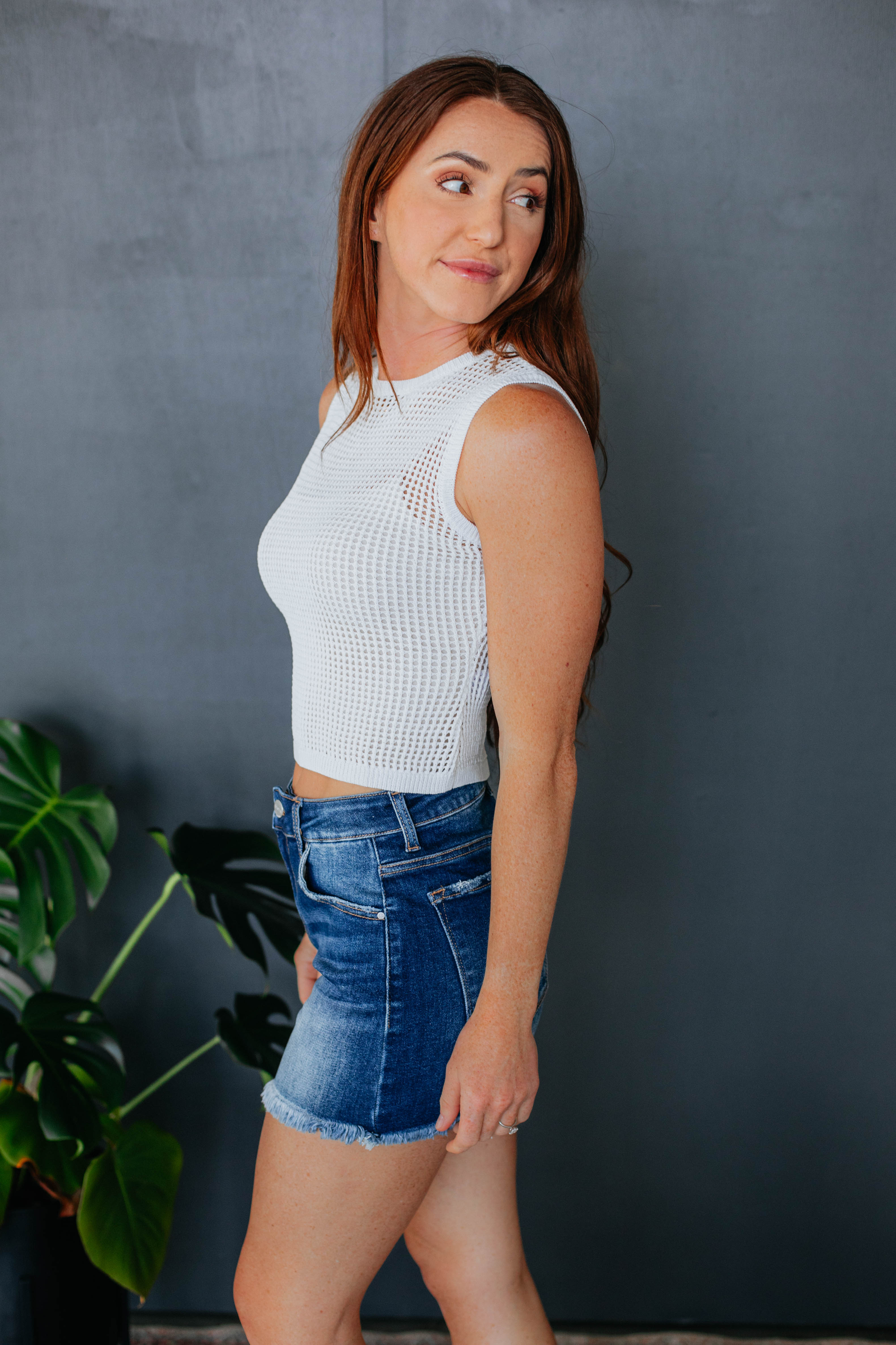 Esmeralda Crochet Tank Top - Ivory | Women's Summer Boho Lace Cami for Beach & Casual Outfits