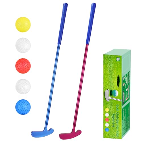 Kids Golf Clubs-Blue&Peach