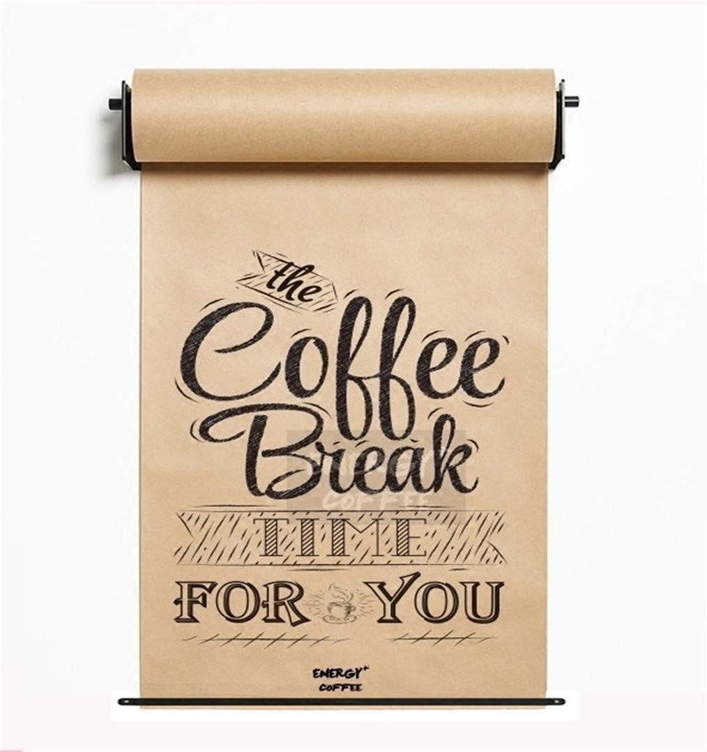 Wall Mounted Kraft Paper Roll Dispenser - 14.5x5.9 Inches Studio Roller Paper Organizer for Office & Home Decor - Perfect for Bulletin Boards, Art Studios, and Workspace Organization