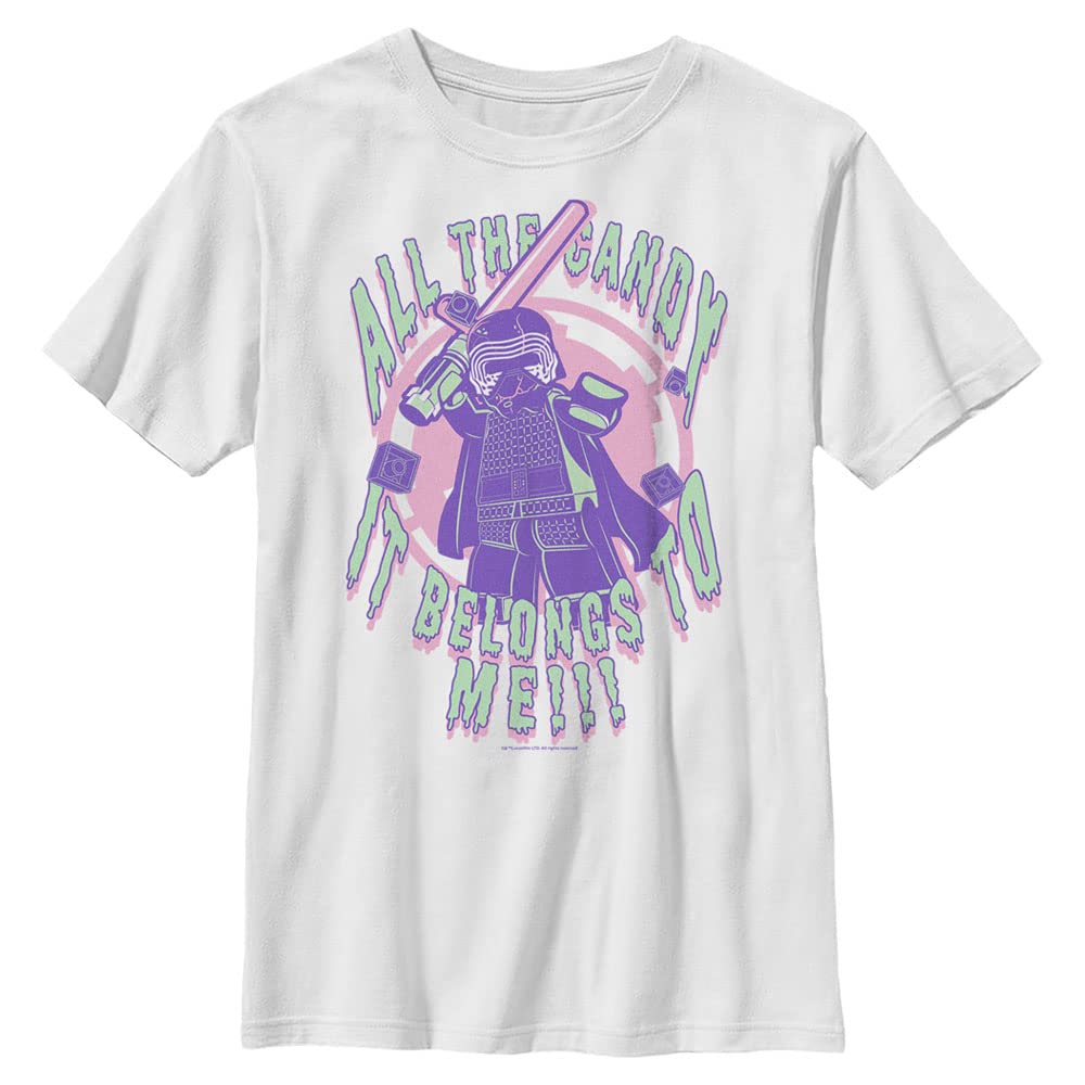 **Lego Star Wars Kids' Short Sleeve T-Shirt - My Candy Green Graphic Tee for Boys | Fun Casual Wear for Playdates & School**