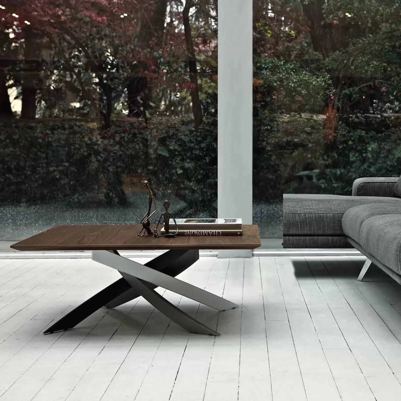 Handcrafted Artistico Wood Coffee Table - Modern & Stylish Living Room Centerpiece for Home Decor & Relaxation
