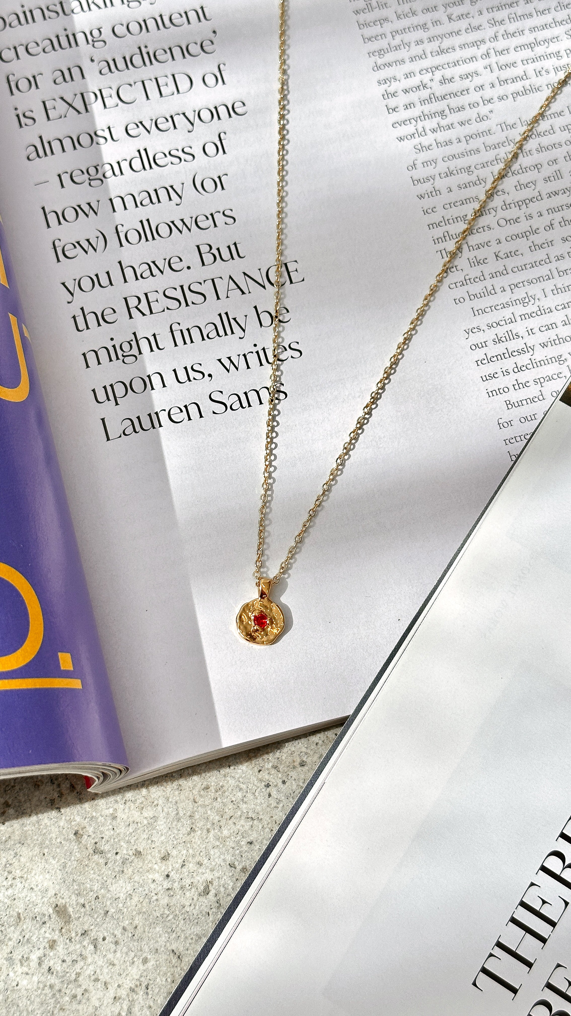 January Birthstone Necklace - Genuine Garnet Pendant Jewelry for Women | Perfect Gift for Birthday, Anniversary & Special Occasions