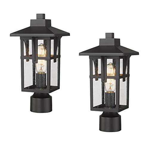Seeded Glass Black