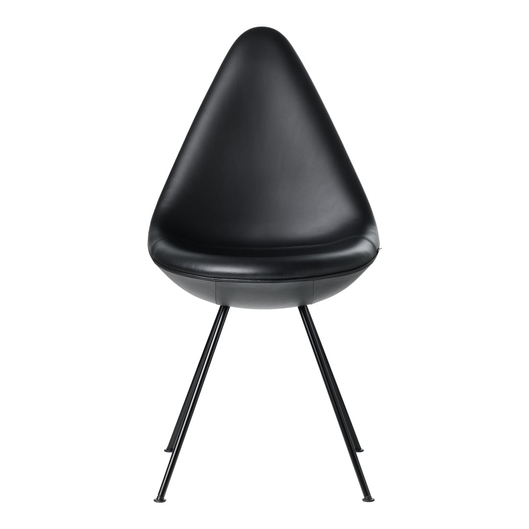 Premium Leather Upholstered Drop Side Chair - Modern Accent Chair for Living Room, Dining Room & Office - Comfortable Seating for Home & Workspace