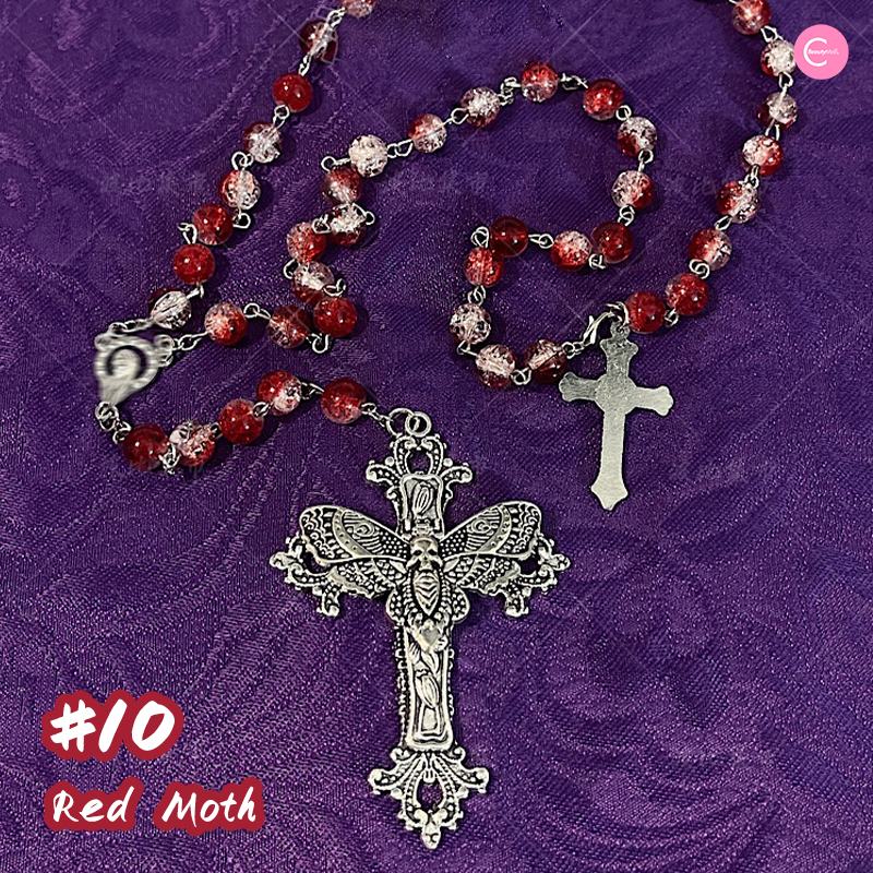 Gothic Dark Punk Cross Pendant Necklace for Women & Men - Stainless Steel Gothic Jewelry - Perfect for Halloween, Cosplay, and Alternative Fashion