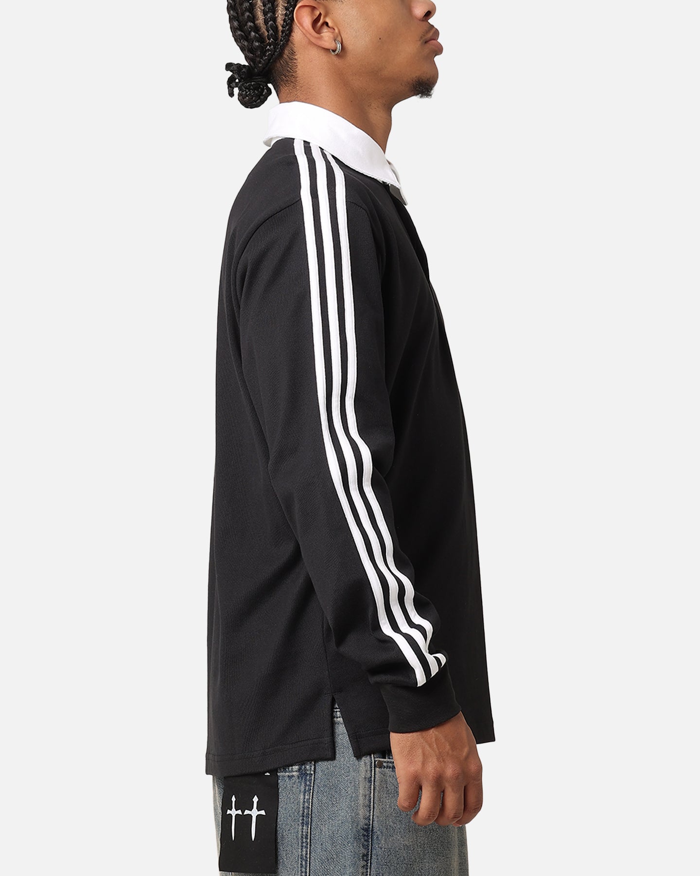 Adidas Men's Rugby Polo Shirt - Breathable Performance Shirt for Rugby & Casual Wear - Black Athletic Top for Sports & Everyday Outfits