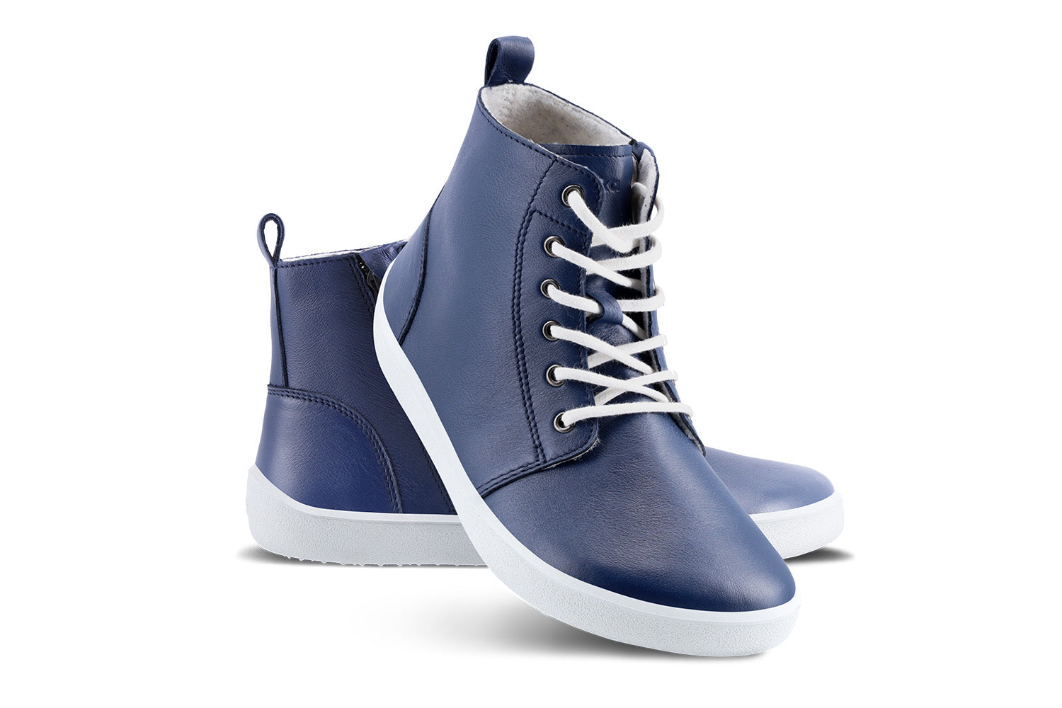Be Lenka Atlas Winter Barefoot Boots for Men & Women - Navy Blue Waterproof Hiking & Outdoor Adventure Shoes