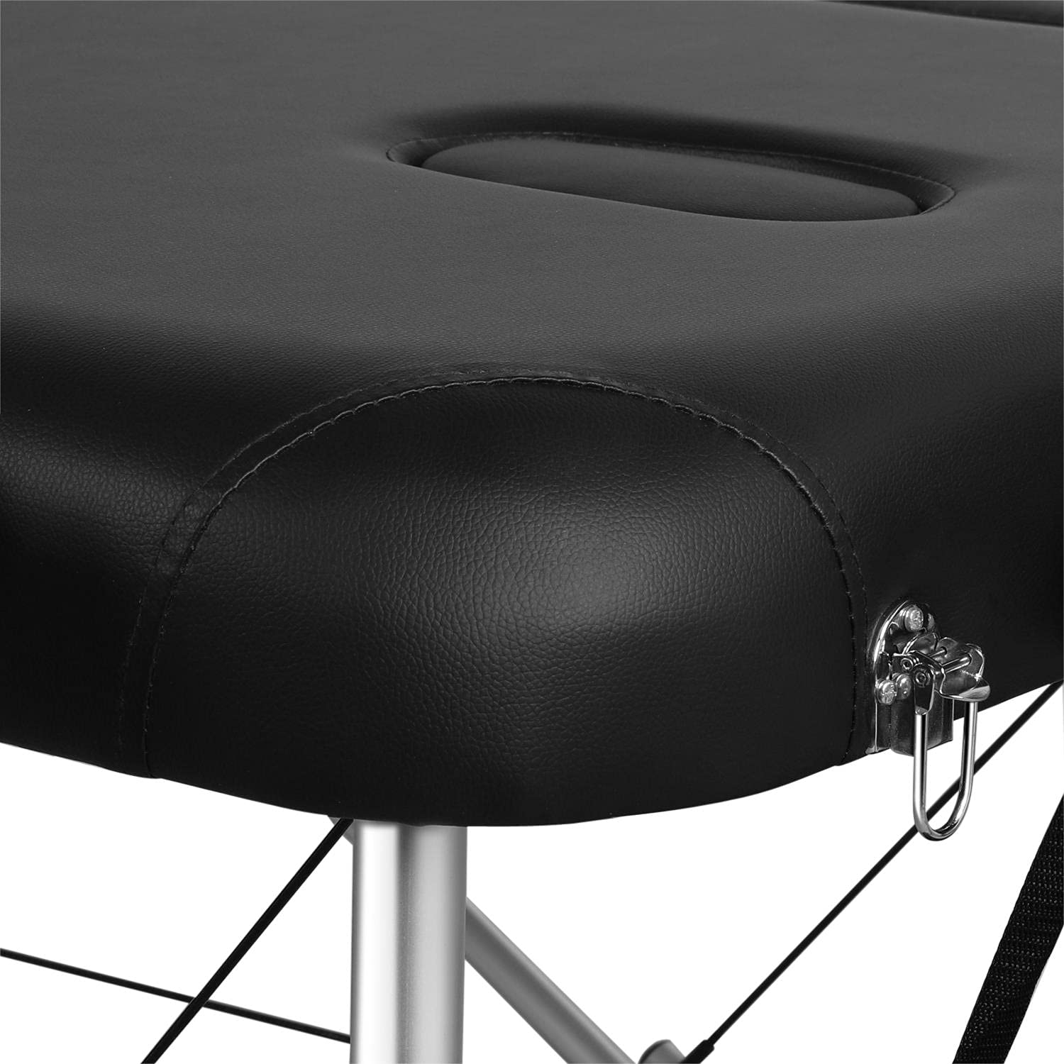 Yaheetech Professional Folding Massage Table - Portable Salon Couch Bed for Beauty, Tattoo & Therapy - Adjustable 3-Section Height with Wheels - Perfect for Home Spa, Salon, Clinic & Mobile Services