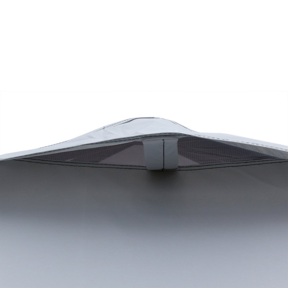 Leader 10x10 Pop-Up Canopy Replacement Cover - Silver Top for Straight Leg Tents (Outdoor Events, Camping)