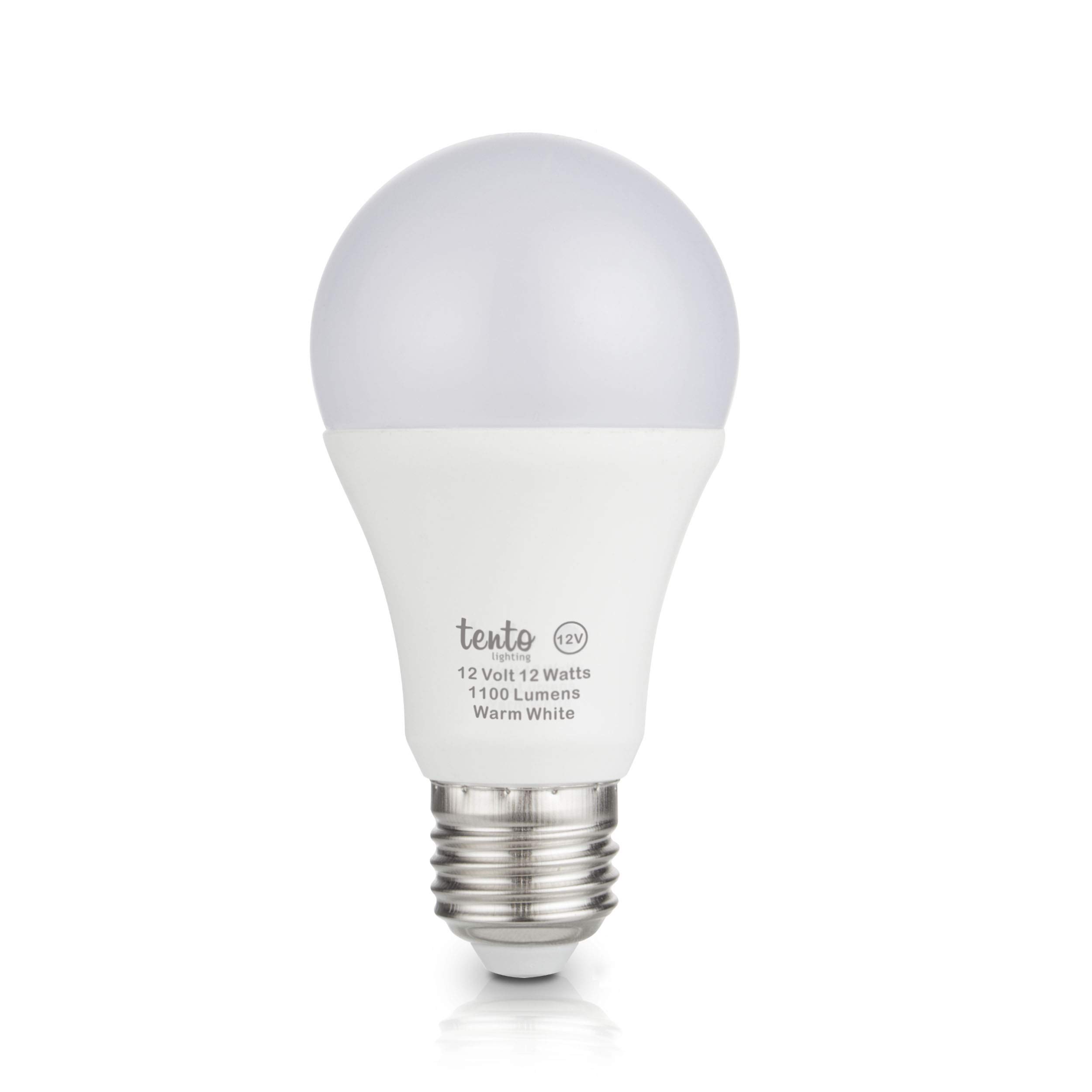 12V E26 LED Bulb - 12W 1200 Lumens Energy Efficient RV & Off-Grid Lighting for Campers, Trailers, and Tiny Homes