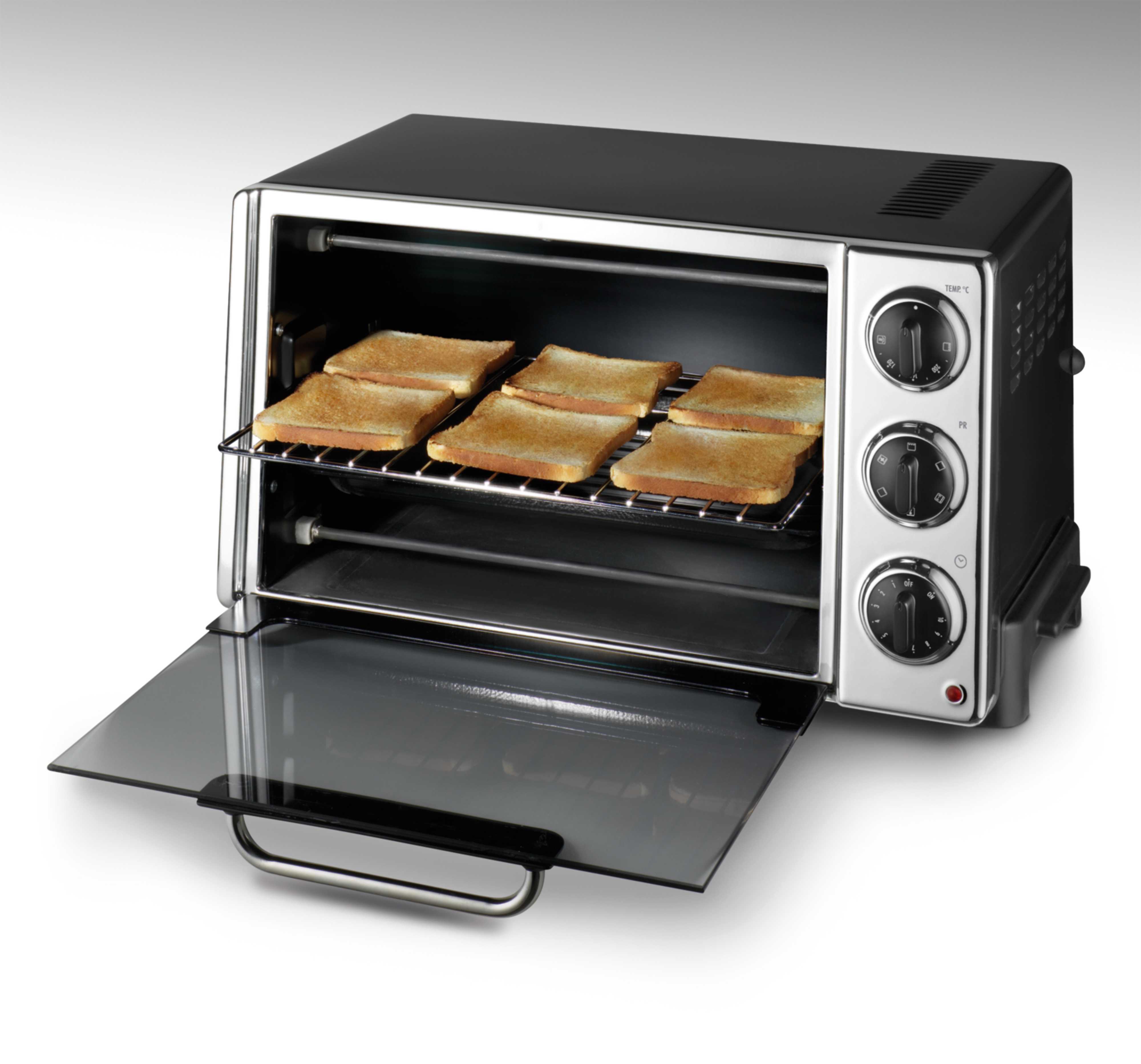 Delonghi EO2079 Toaster Oven - Compact Countertop Convection Oven for Baking, Broiling & Toasting - Perfect for Small Kitchens, Dorms & Apartments