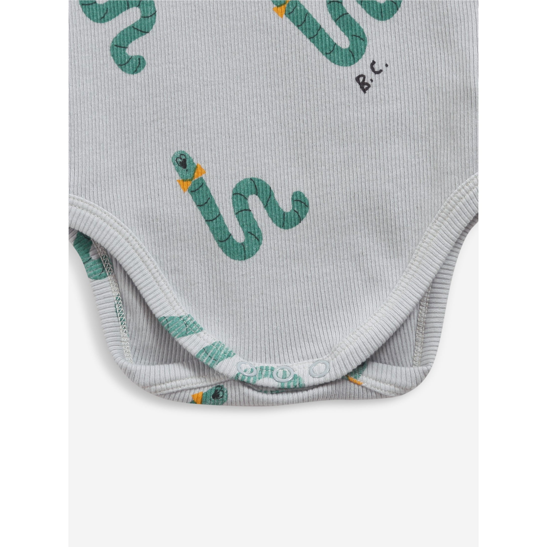 Bobo Choses Scholar Worm All Over Body Print Kids T-Shirt - Soft Cotton Casual Tee for Boys & Girls - Perfect for School, Playdates & Everyday Wear