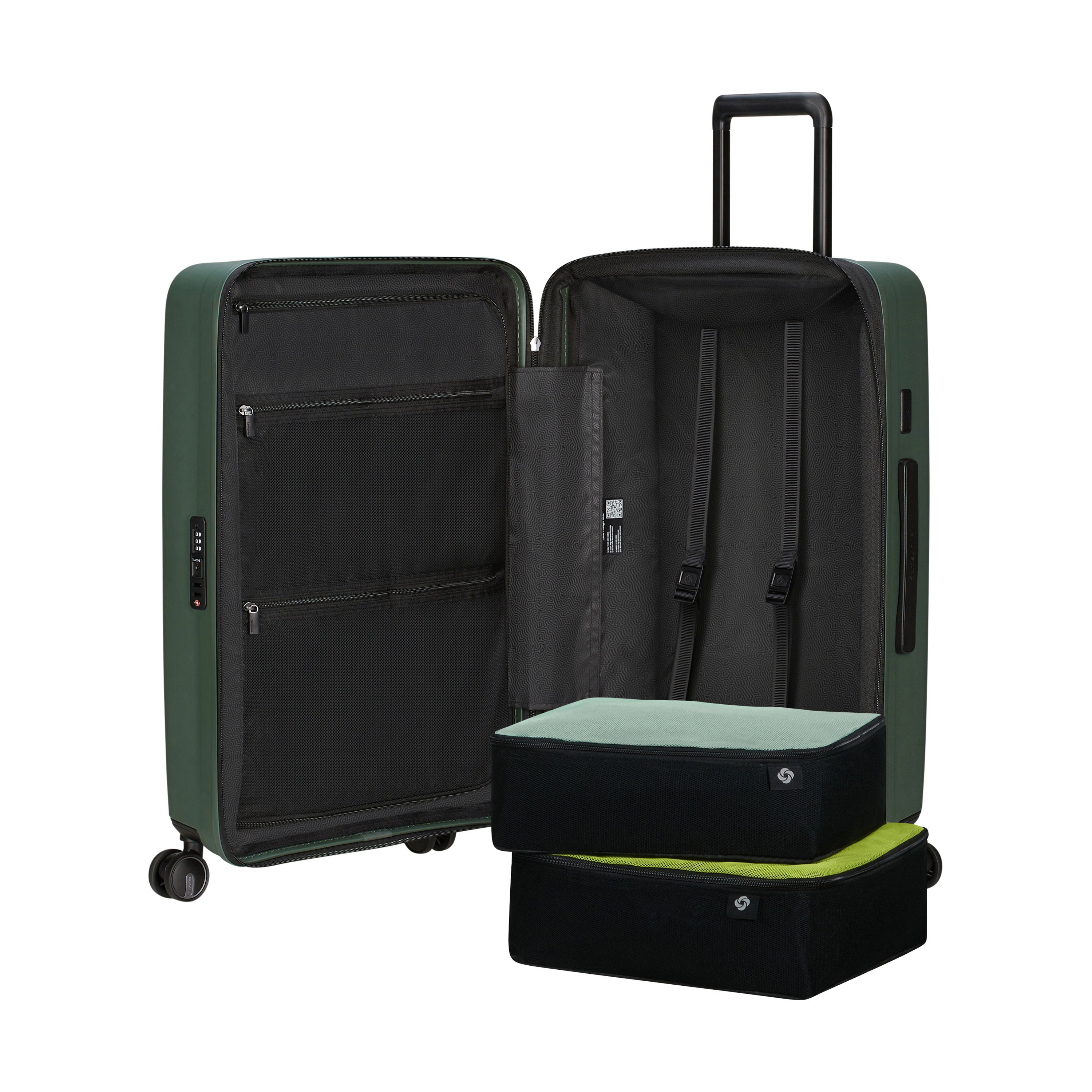 Samsonite Restackd Spinner Medium Expandable Carry-On Luggage - Lightweight Durable Suitcase for Business Travel & Vacation