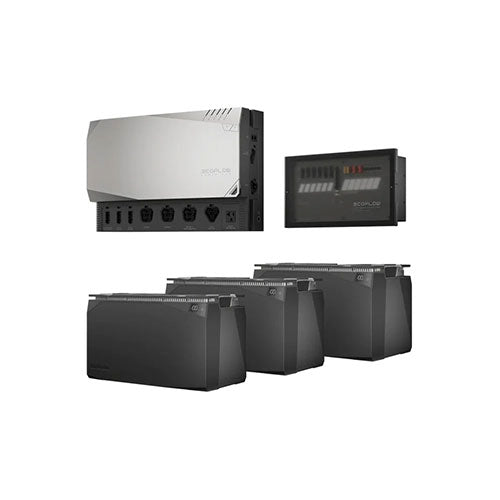 EcoFlow 15kWh Solar Power Kit - Home Battery Backup System for Off-Grid Living & Emergency Power Outages - Perfect for RV, Camping, and Emergency Preparedness