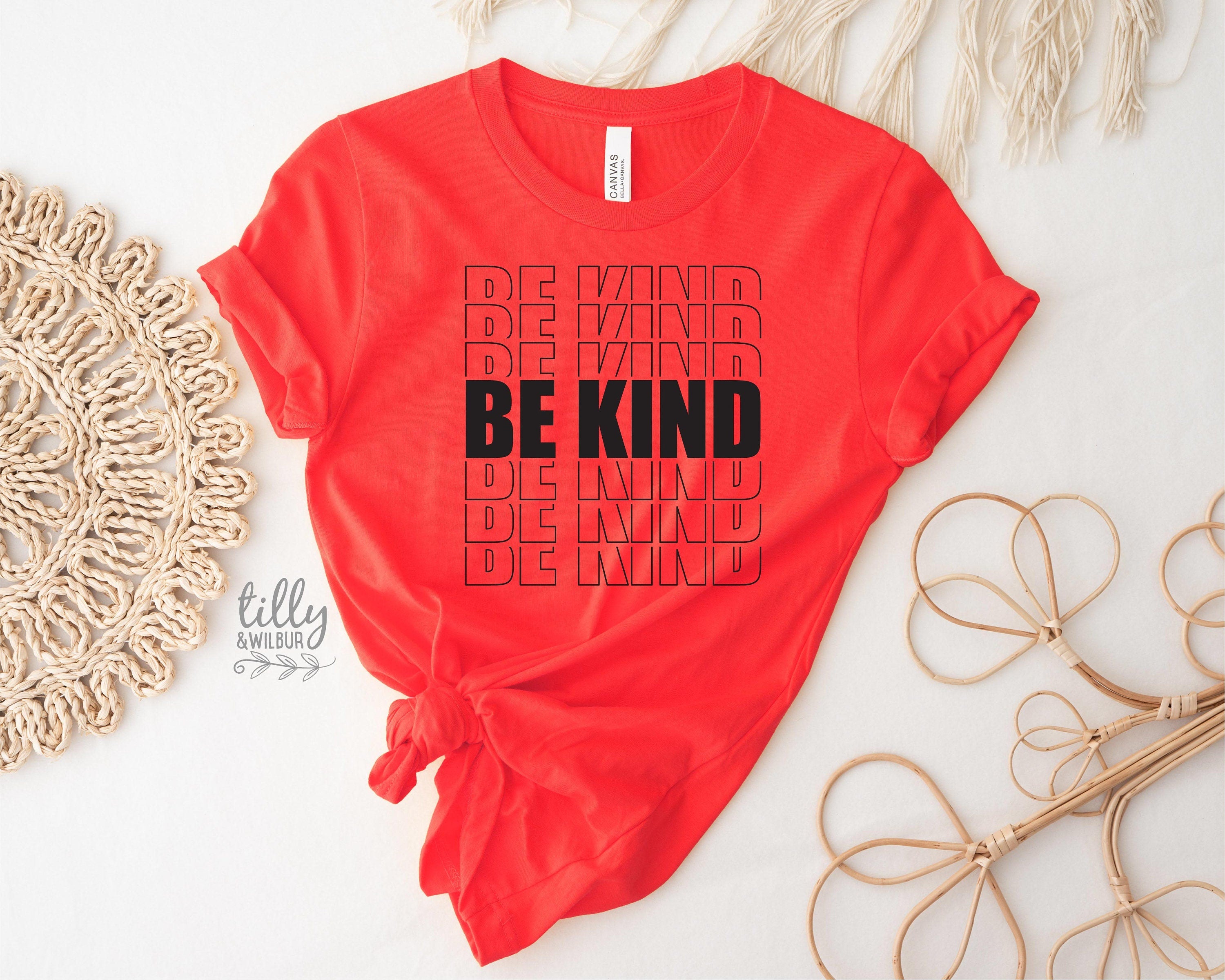 Be Kind Women's T-Shirt - Soft Cotton Comfort Fit Tee for Casual Wear & Everyday Outfits