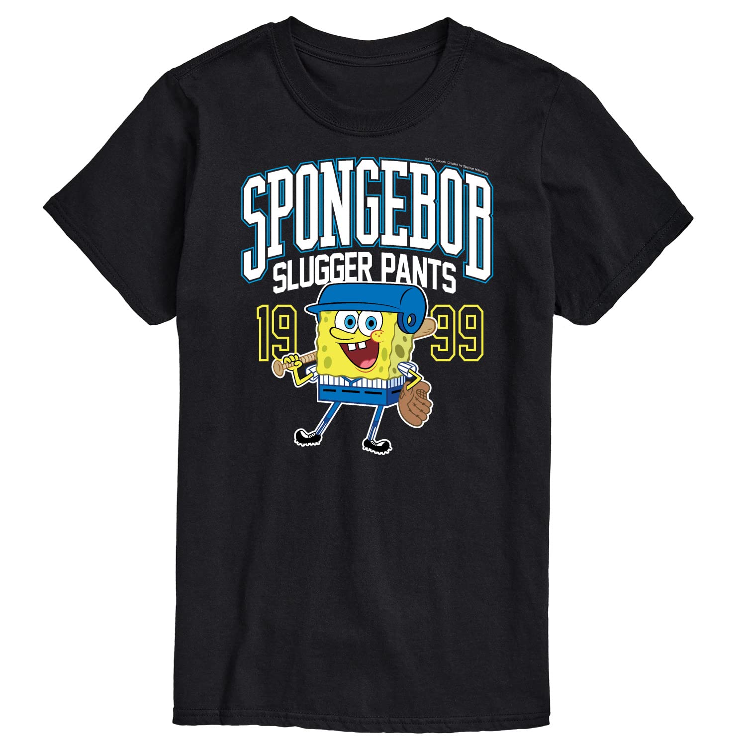 HYBRID APPAREL Spongebob Squarepants Graphic T-Shirt for Men | Soft Cotton Short Sleeve Tee | Casual Wear & Cartoon Lover Gift