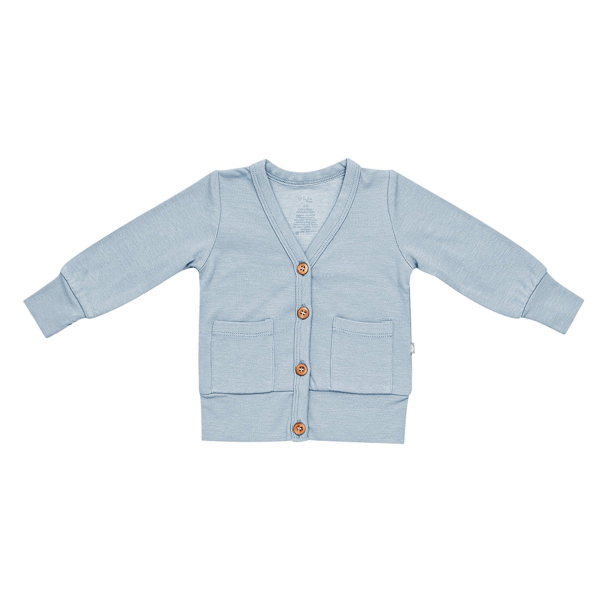Soft & Cozy Bamboo Jersey Cardigan for Women - Lightweight Knit Sweater in Fog Color - Perfect for Layering in Fall & Winter