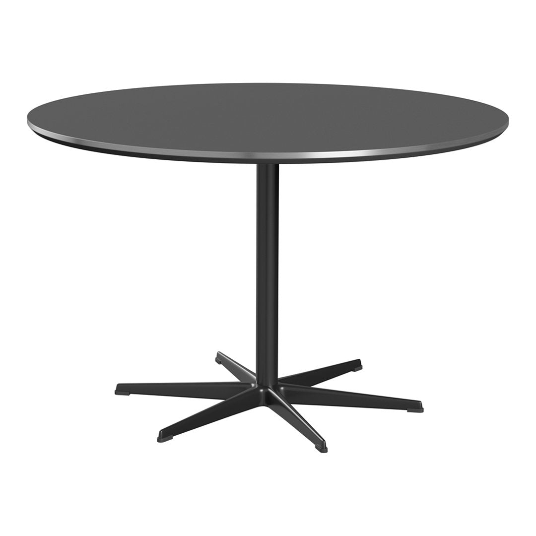 Round Dining Table with 6-Star Base - Modern Kitchen & Dining Room Furniture for Family Gatherings & Dinner Parties