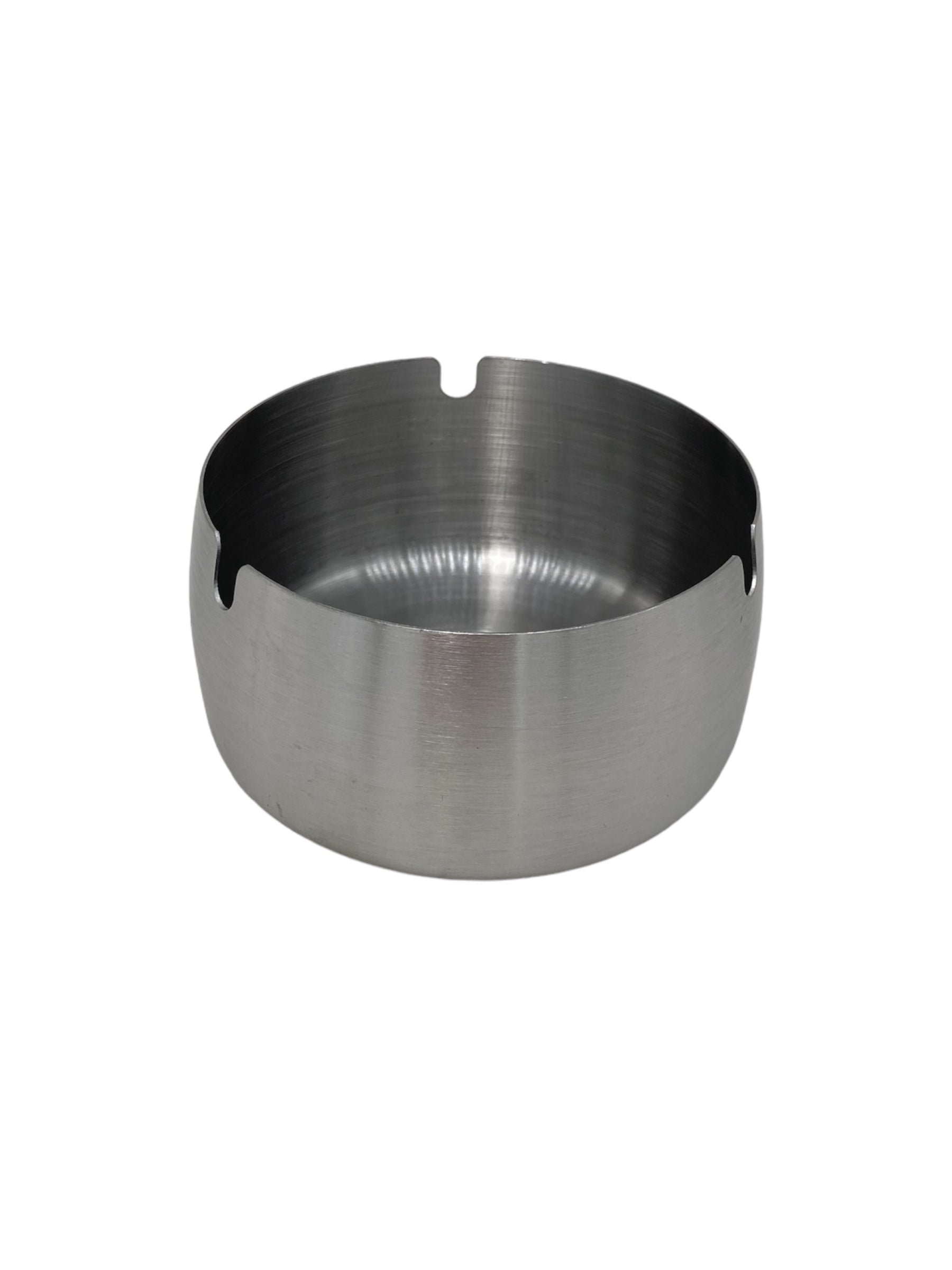 3.5x2 Inch Stainless Steel Round Ashtray - Durable & Elegant for Indoor/Outdoor Smoking Areas, Patio, and Home Decor