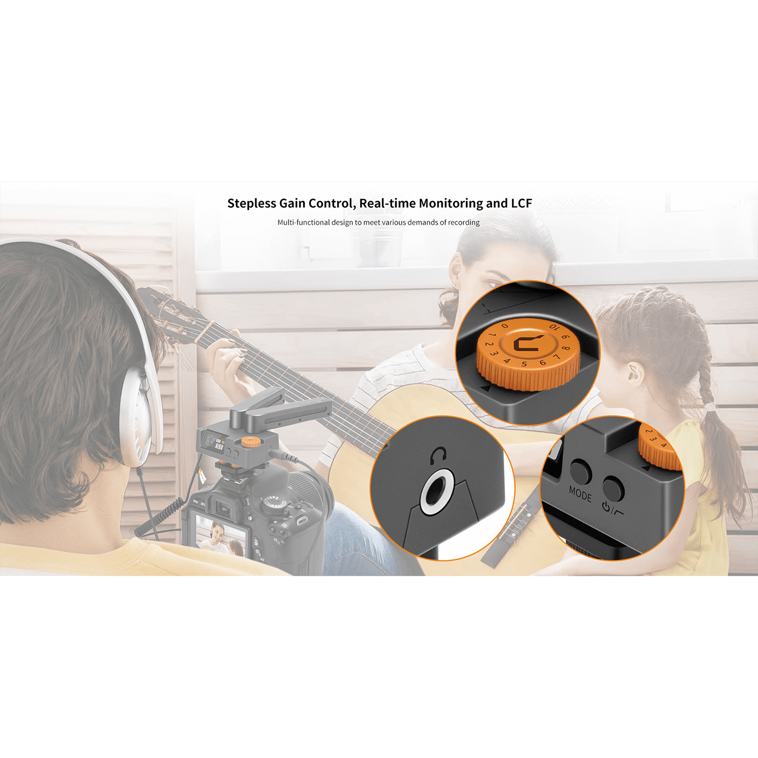 Audio Traxshot Transformable Camera Mount Shotgun Microphone - Professional Video Recording, Vlogging & Live Streaming (Clearance Sale)