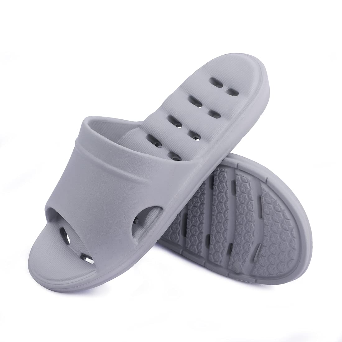 LM Women's Non-Slip Shower Slippers - Soft Bathroom Sandals with Comfortable Cushioning for Home, Dorm & Spa Use - Perfect House Slippers for Bath, Lounge & Indoor Relaxation