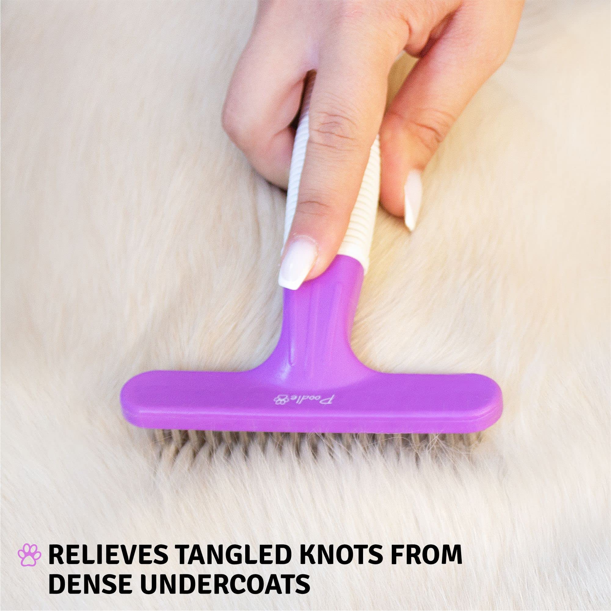 Poodle Grooming Rake & Detangling Comb Set for Dogs - Perfect for Home Pet Care