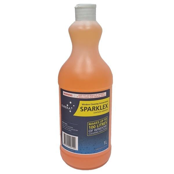 Eureka Sparklex Window Cleaning Concentrate Solution - 1 Liter for Streak-Free Shine - Perfect for Home, Office, and Car Windows