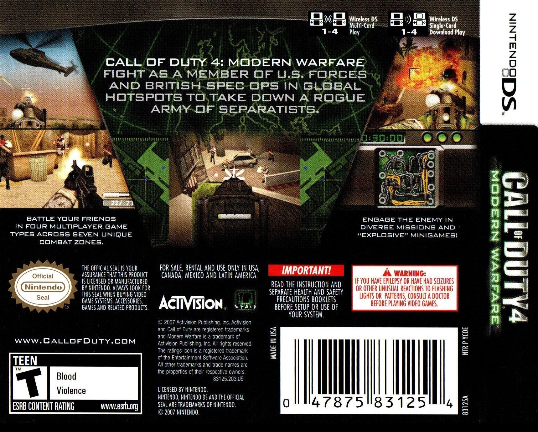 Call of Duty 4: Modern Warfare - Action-Packed First-Person Shooter Game for PC, PS4 & Xbox | Perfect for Multiplayer Battles & Competitive Gaming