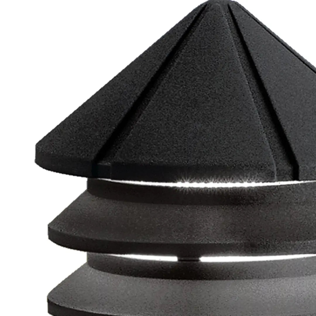 120V Three Tier Path Light Outdoor Landscape Lighting for Garden, Walkway, and Patio - Durable Weatherproof Design for Year-Round Use