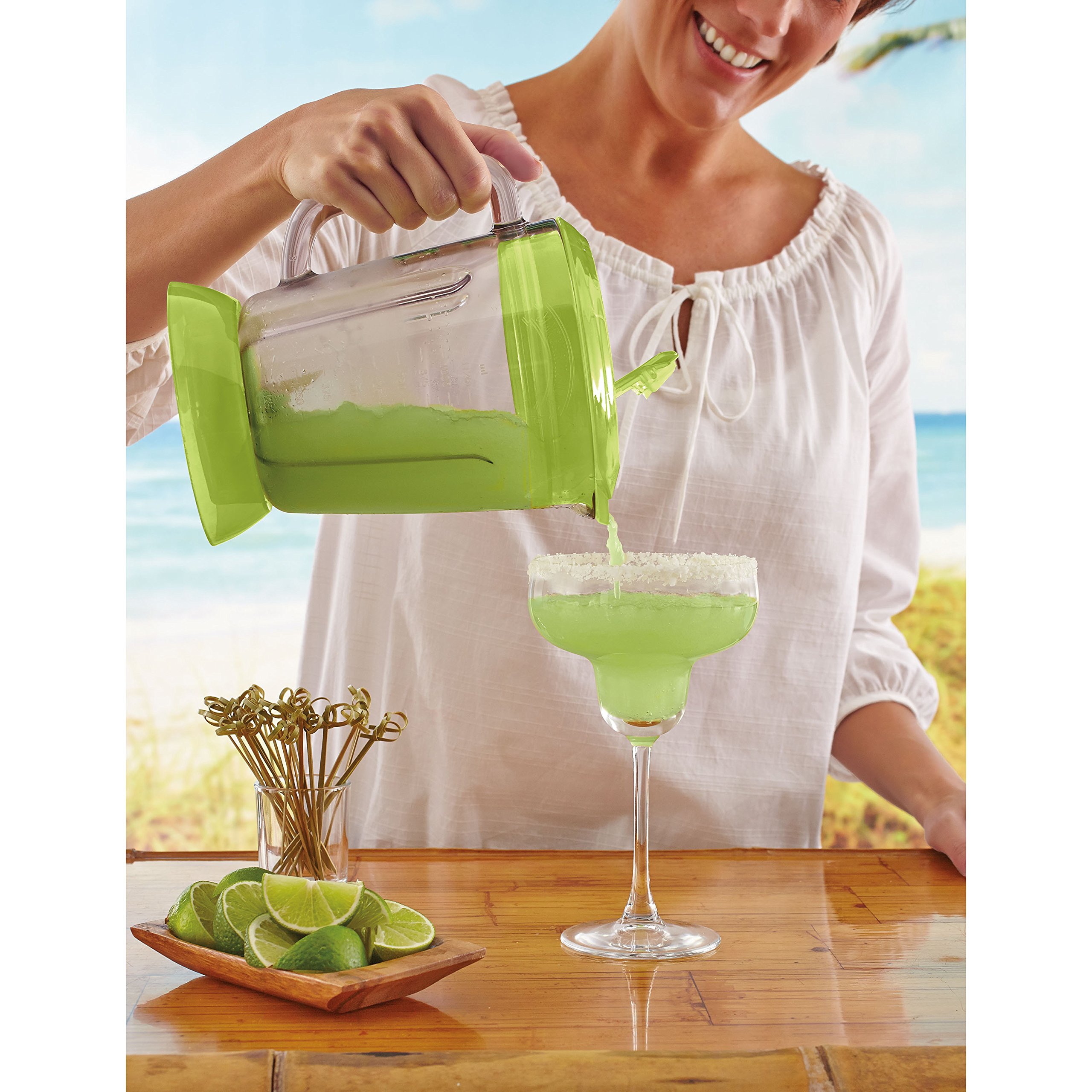 Margaritaville Bahamas Frozen Concoction Maker - Dual Mode Margarita Machine with No-Brainer Mixer & 36oz Pitcher - Perfect for Home Parties, Beach Gatherings & Summer Cocktails