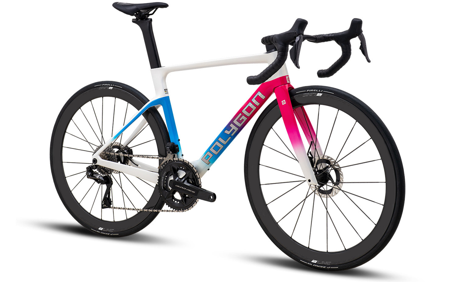 Polygon Helios A9 Dura Ace Di2 Carbon Road Bike - Lightweight Racing Bicycle for Competitive Cyclists | Perfect for Road Racing, Endurance Rides & Training