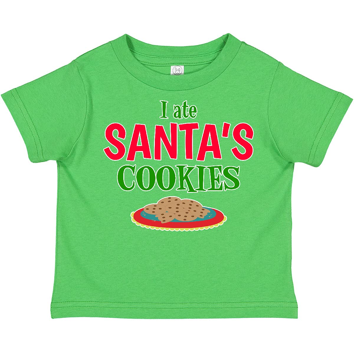 Inktastic 'I Ate Santa's Cookies' Funny Christmas Toddler T-Shirt - Cute Holiday Outfit for Kids & Toddlers