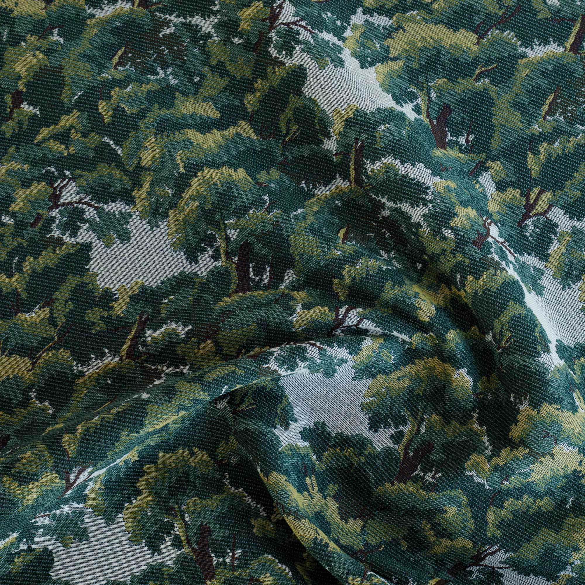 Premium Elora Fabric - Soft & Durable Forest Green Upholstery Material for Sofas, Chairs & Home Decor | Eco-Friendly & Stylish