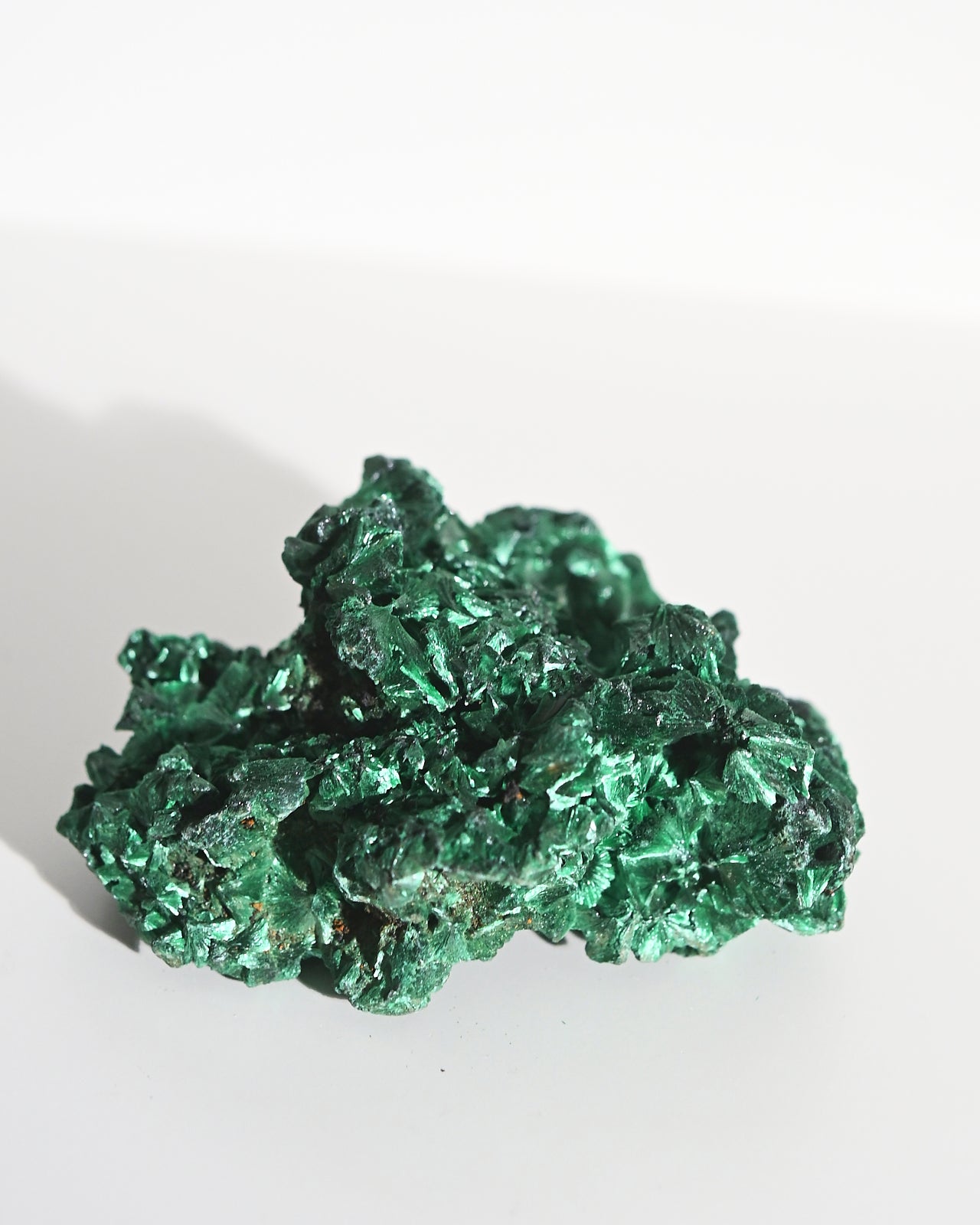 Natural Fibrous Malachite Rough Stone - Raw Green Malachite Crystal Specimen for Mineral Collection, Jewelry Making & Healing Crystals (Great for Home Decor, Crystal Grids & Energy Work)