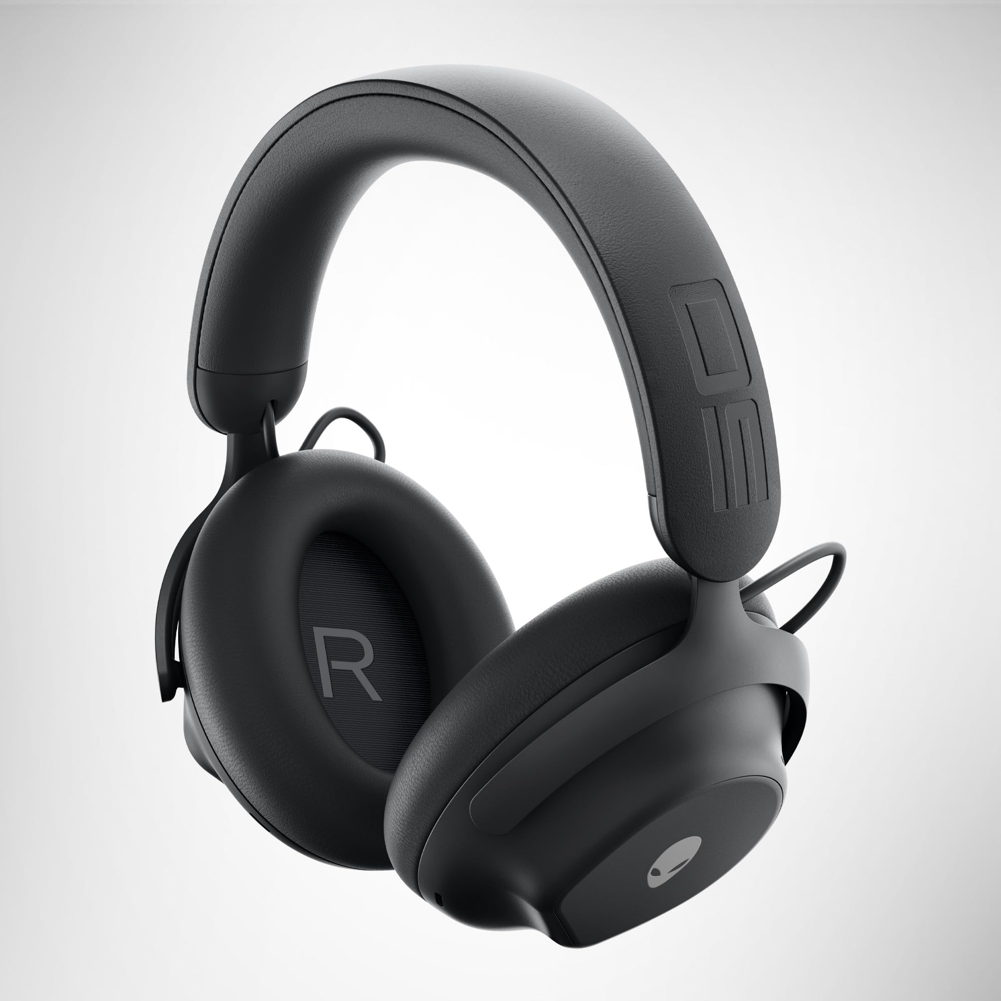 Alienware Pro Wireless Gaming Headset - Dual Mode Wired/Wireless, Bluetooth 5.3, 15-Min Fast Charge, 20Hz-20KHz Hi-Res Audio, 24H ANC Battery Life - Dark Side of The Moon | Perfect for PC/PS5/Xbox Gaming & Online Meetings