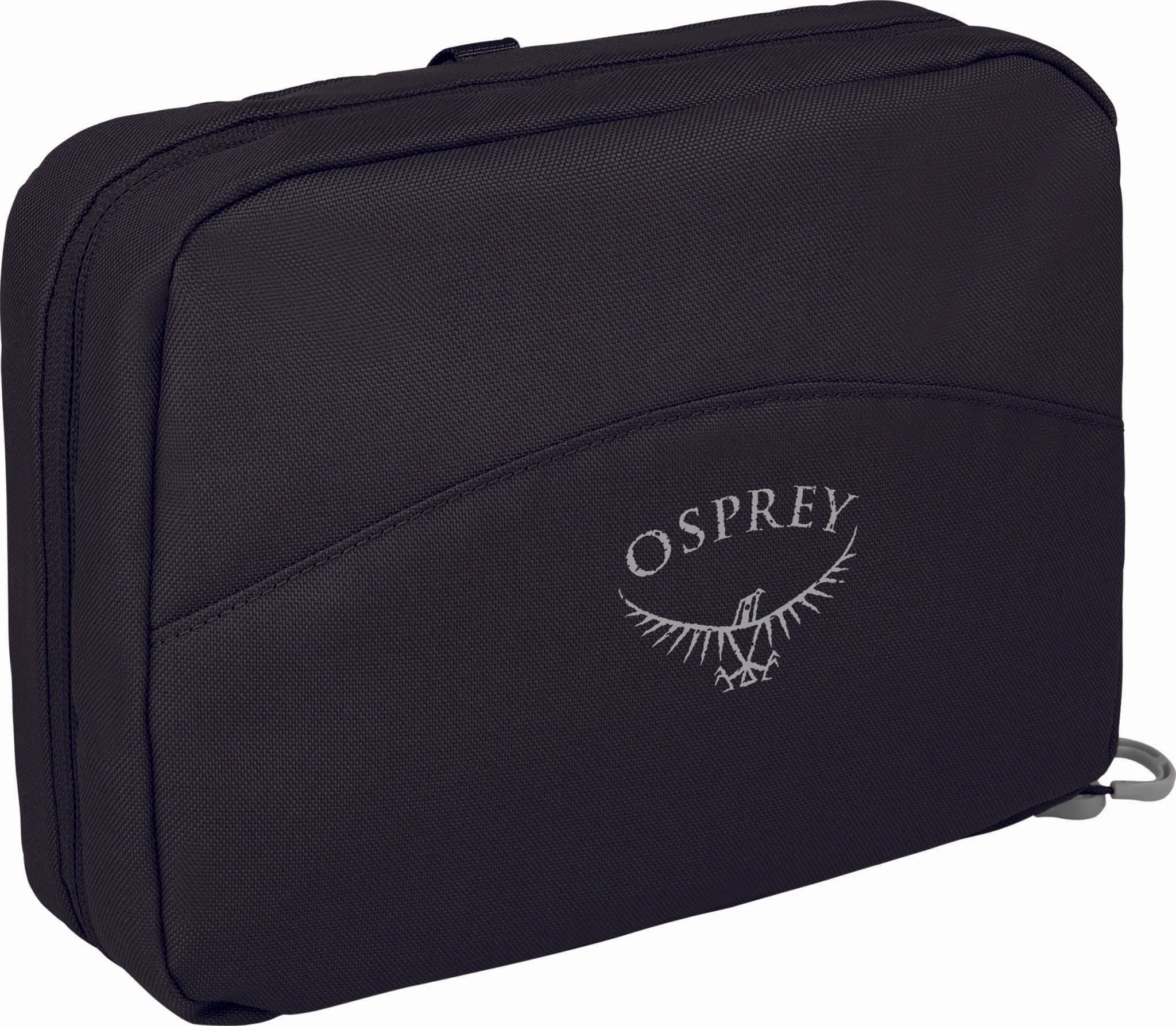 Osprey Daylite Hanging Toiletry Kit - Water-Resistant Travel Organizer with Multiple Pockets (Black) - Perfect for Camping, Hiking & Air Travel