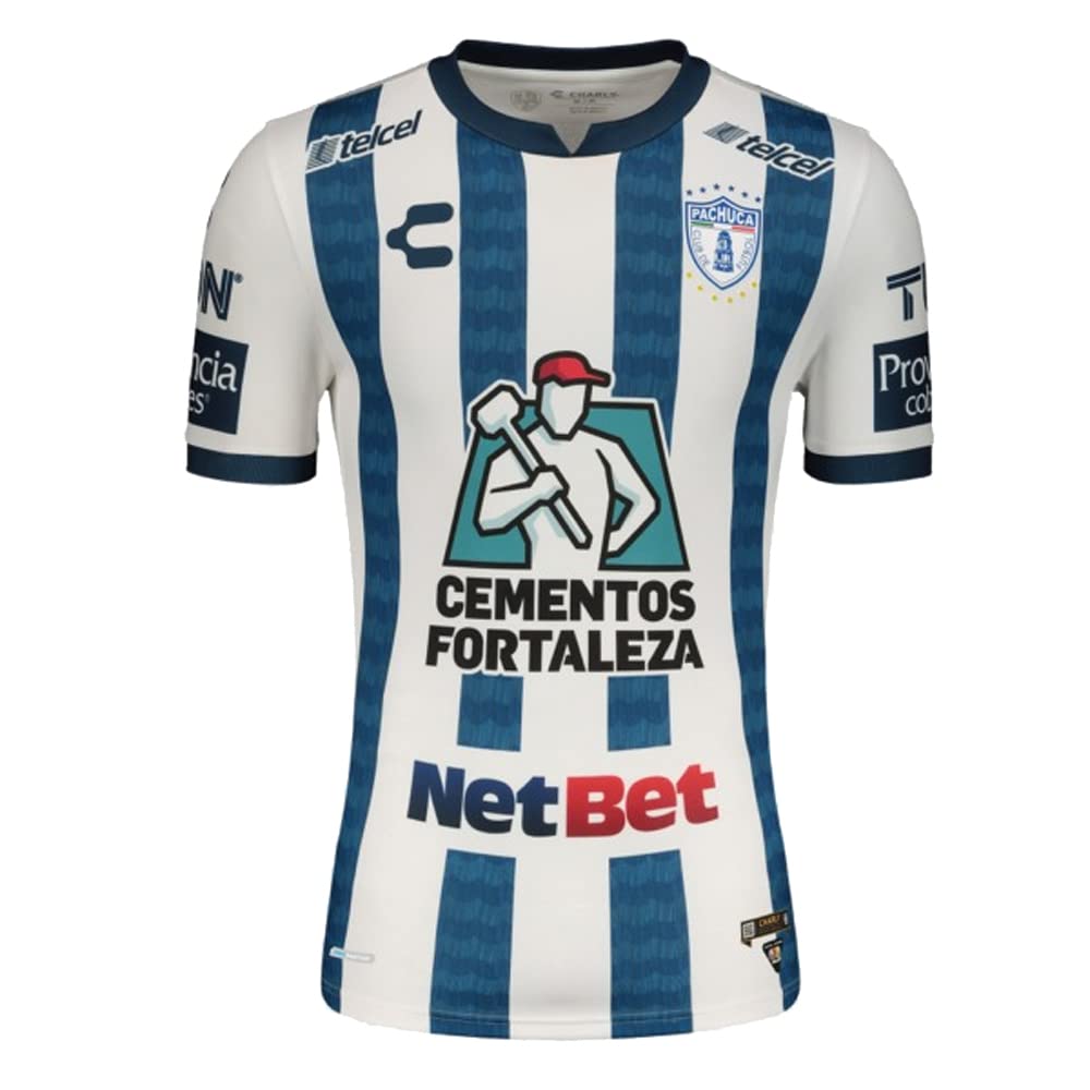 CHARLY Pachuca Men's Home Jersey - Authentic Soccer Jersey for Fans & Players - Perfect for Match Days, Training & Casual Wear