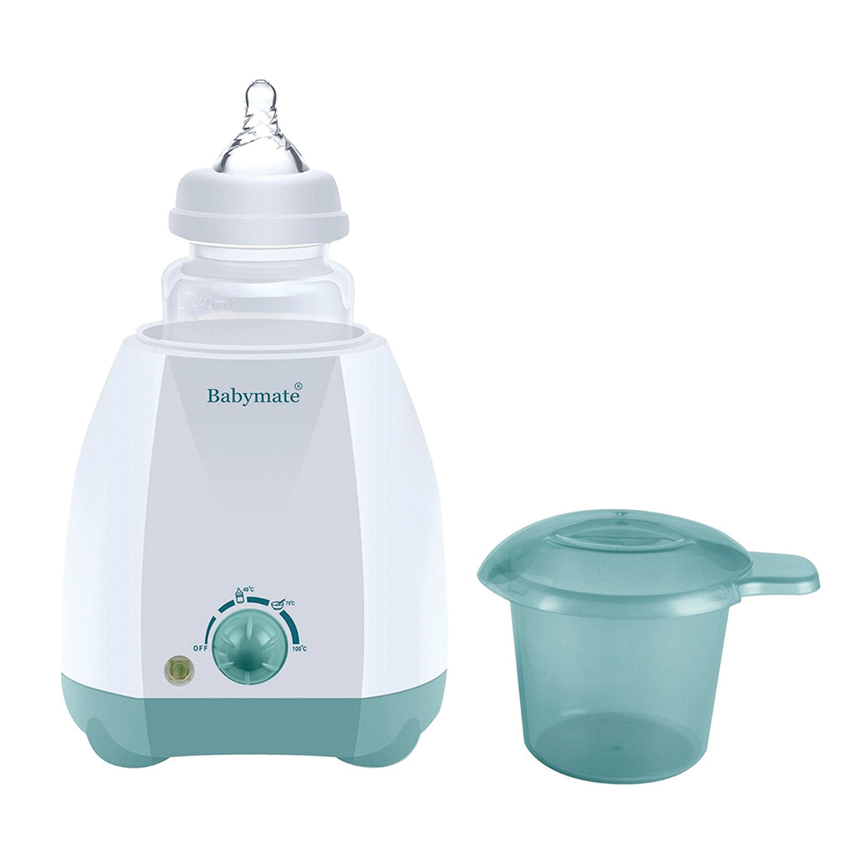 Babymate 3-in-1 Electric Baby Bottle Warmer & Sterilizer - Fast Heating for Breast Milk, Formula, and Baby Food - Perfect for Nursery, Travel, and On-the-Go Parents