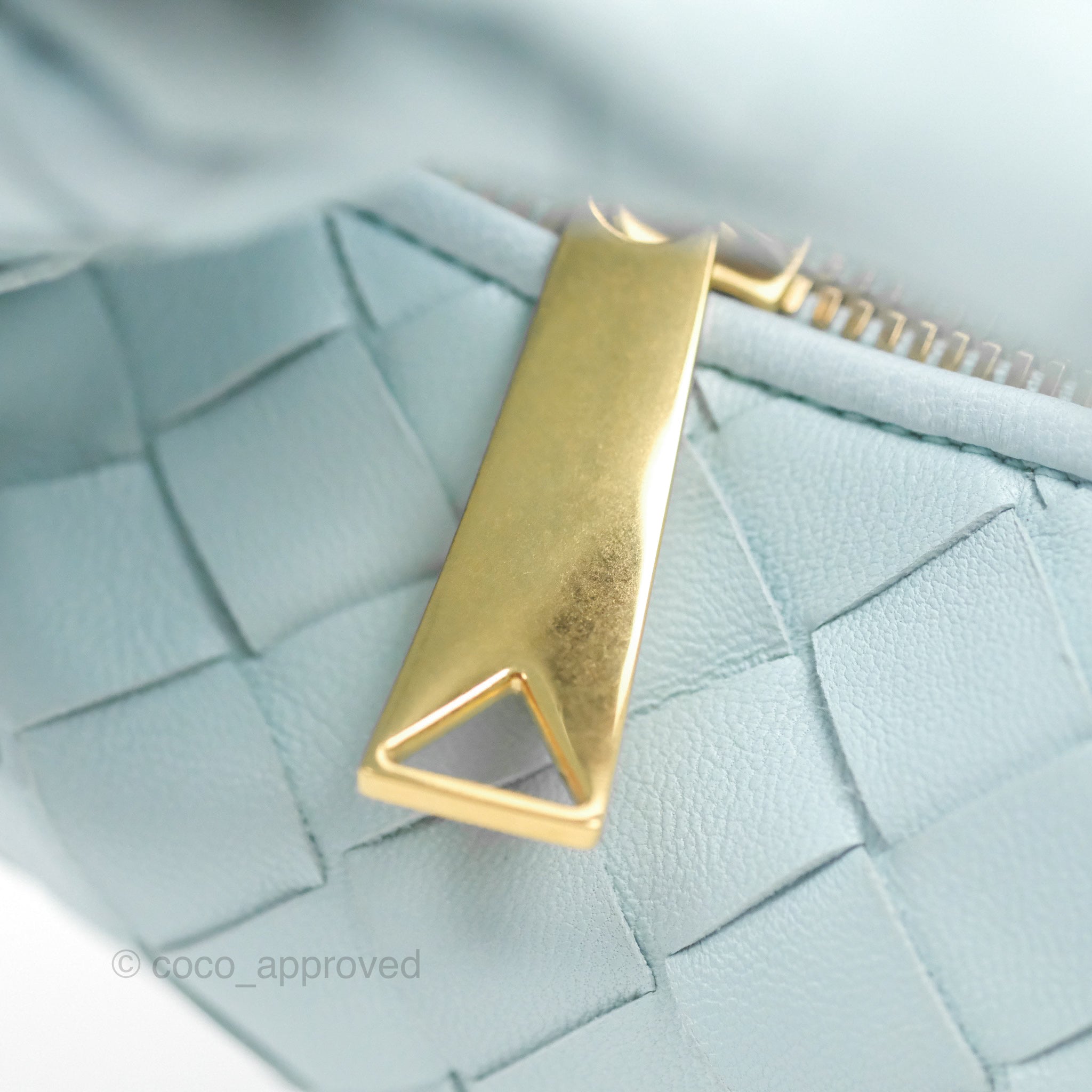 Bottega Veneta Mini Jodie Bag in Teal Washed Intrecciato Lambskin - Luxury Crossbody Purse for Women, Perfect for Date Night & Evening Events