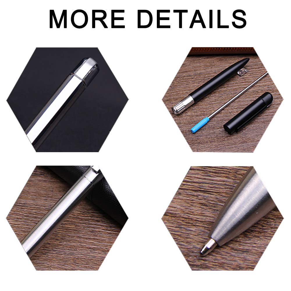 Custom Engraved Pens Personalized Ballpoint Pen Set - 2 Pack Twist Action Writing Gift for Men & Women | Perfect for Corporate Gifts, Weddings & Graduations