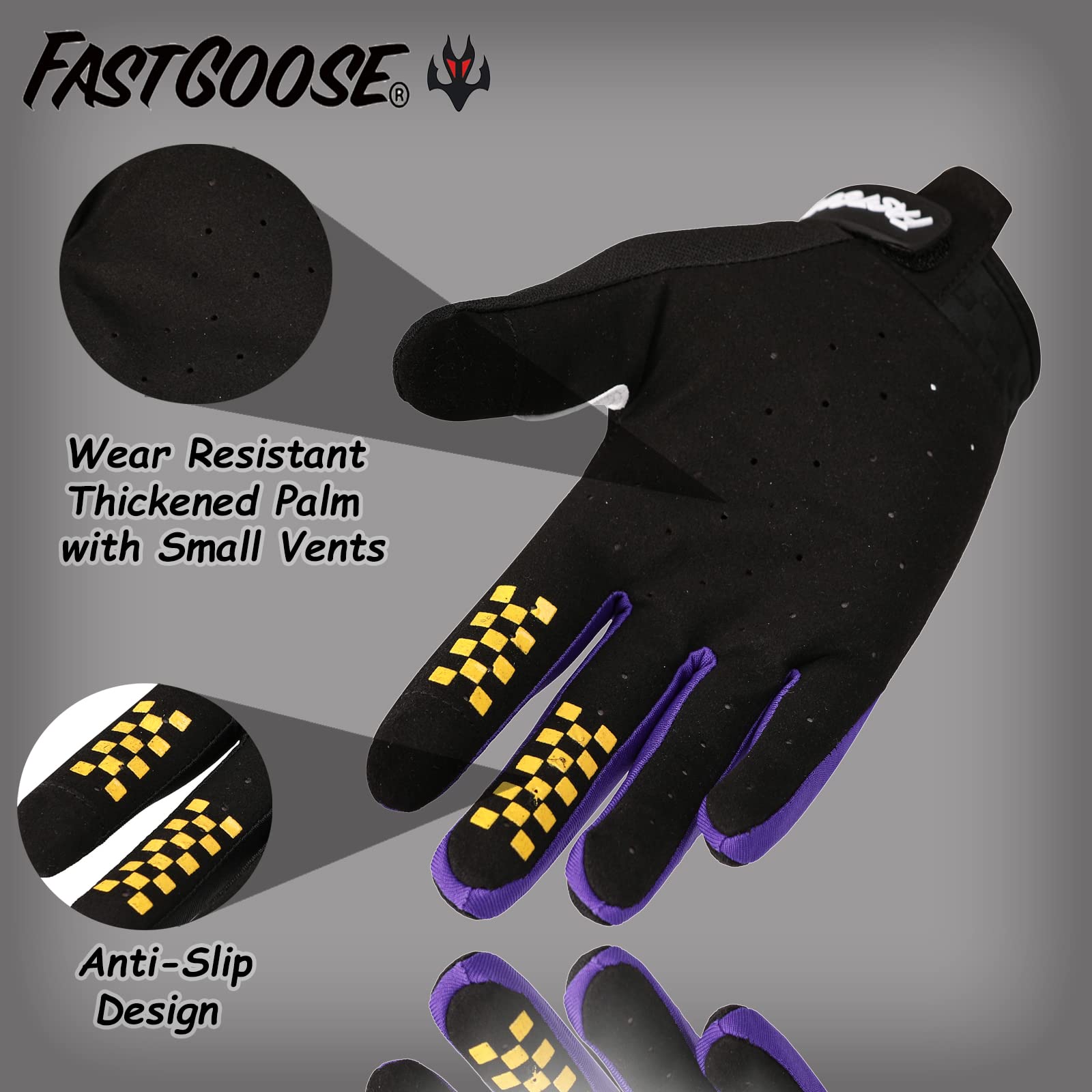 **Dirt Bike Gloves - Motocross & ATV Riding Gloves for Off-Road Racing, MX, MTB & Cycling - Durable & Breathable Sports Gloves for Motorcycle & Bike Riders**    *(Perfect for Motocross, Trail Riding, Enduro, and Off-Road Adventures!)*
