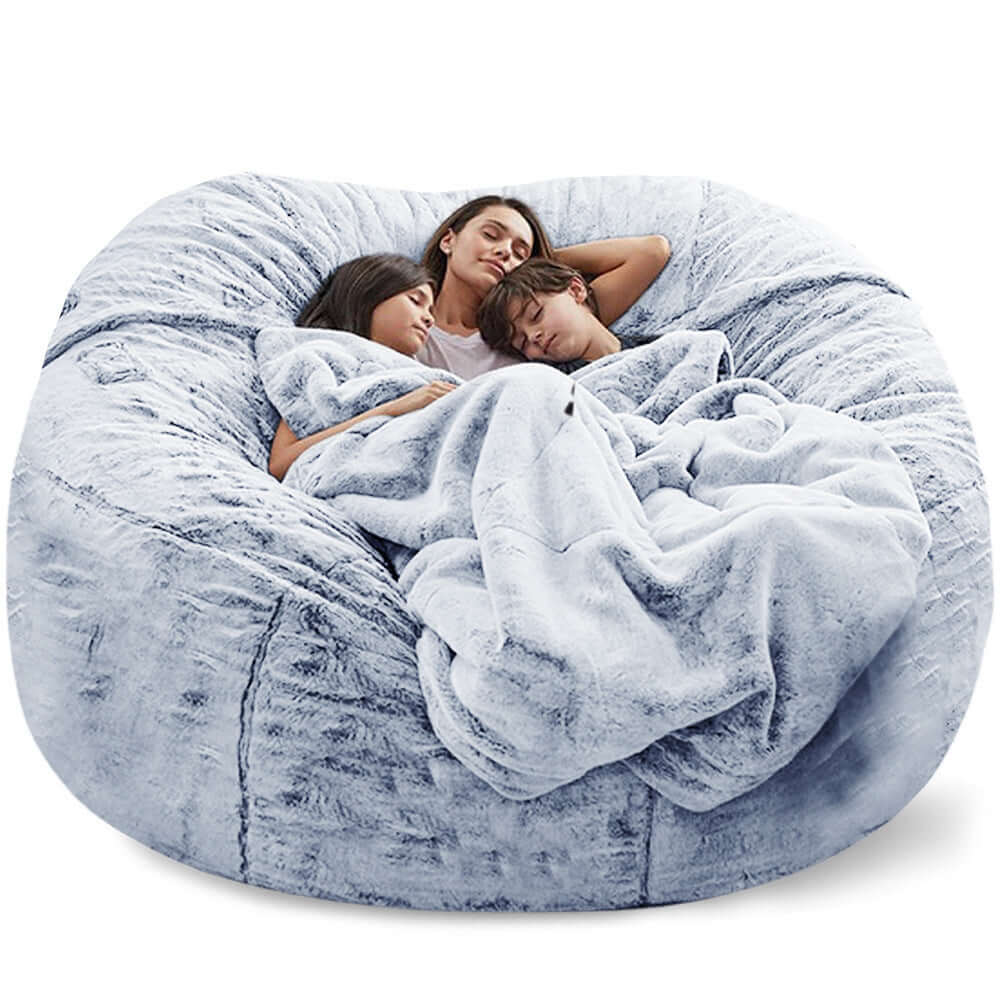 Luxury Faux Fur Couch Cover - Soft & Cozy Sofa Protector for Living Room, Perfect for Winter Home Decor & Pet-Friendly Furniture Protection