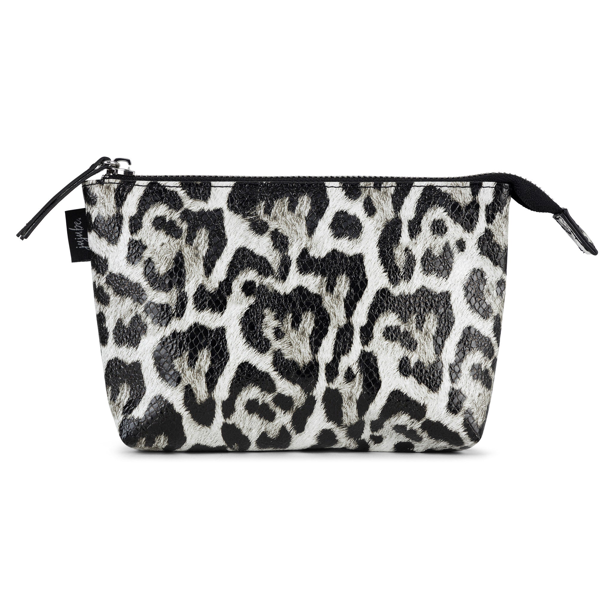 Ju Ju Be Beyond Collection Shimmer & Snow Leopard Diaper Bag - Stylish & Functional Baby Carrier for Moms | Perfect for Travel, Shopping & Daily Outings (Canada Exclusive)