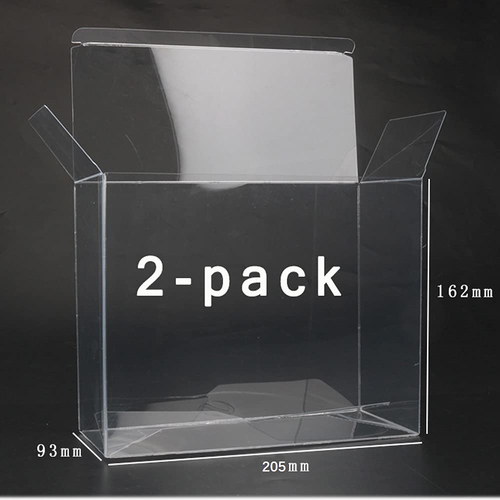 5PCS Clear Plastic Protector Case Box Sleeve for 2-Pack Figures - Perfect for Collectible Display, Storage & Protection (Ideal for Action Figures, Funko Pops & Toy Collections)