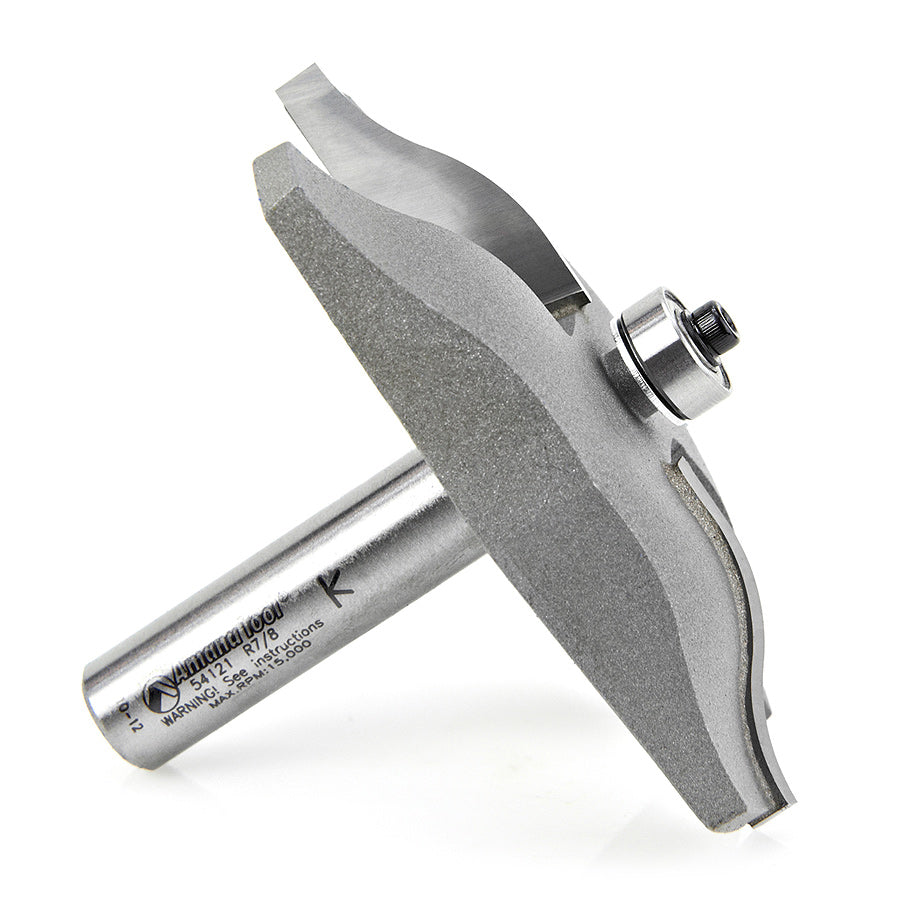 Amana 54121 Ogee Raised Panel 1/2 Shank Router Bit for Woodworking & Cabinet Making - Perfect for DIY Projects & Professional Carpentry