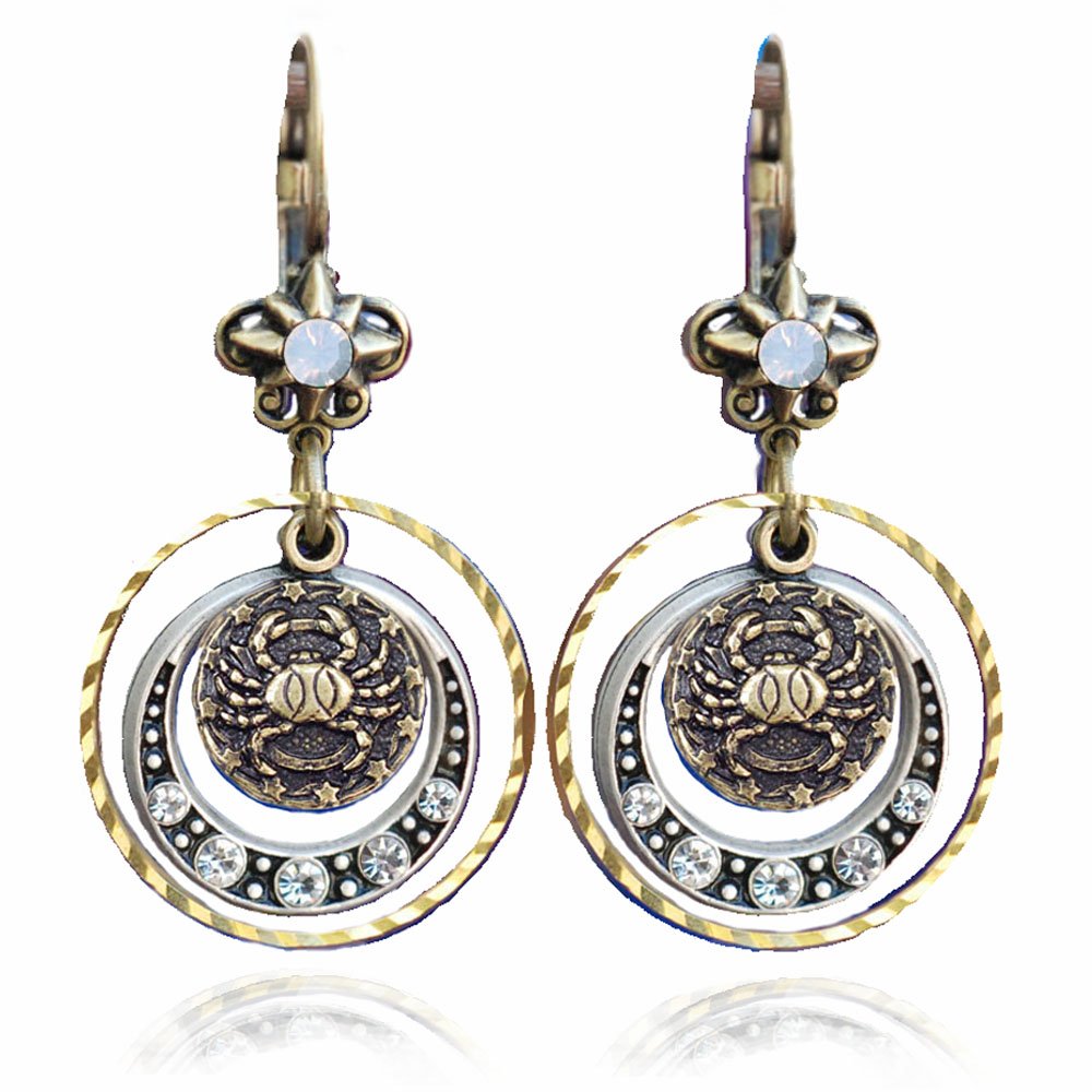 Zodiac Sign Earrings - Personalized Astrology Jewelry for Birthday Gifts | Perfect for Horoscope Lovers & Special Occasions