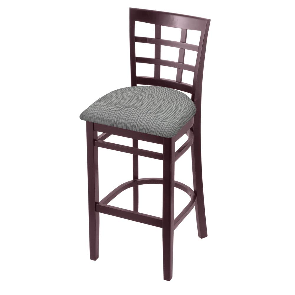 Holland Bar Stool Co. 3130 Adjustable Height Bar Stool with Graph Alpine Finish - Perfect for Kitchen Islands, Home Bars & Counter Height Dining Tables