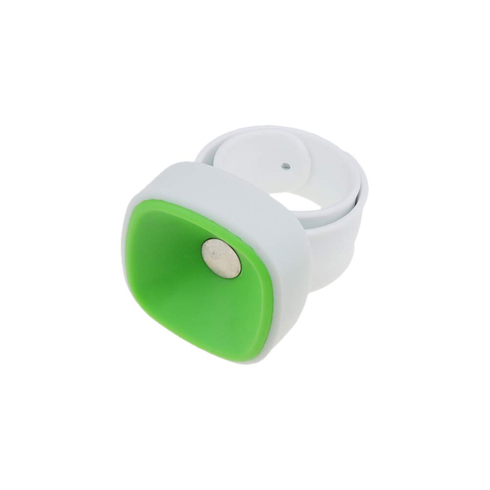 Hemoton Magnetic Wrist Pin Cushion - Silicone Sewing Needle Holder with Strong Magnet for Quilting, Crafting & DIY Projects | Comfortable Wristband for Easy Access During Sewing, Knitting & Embroidery