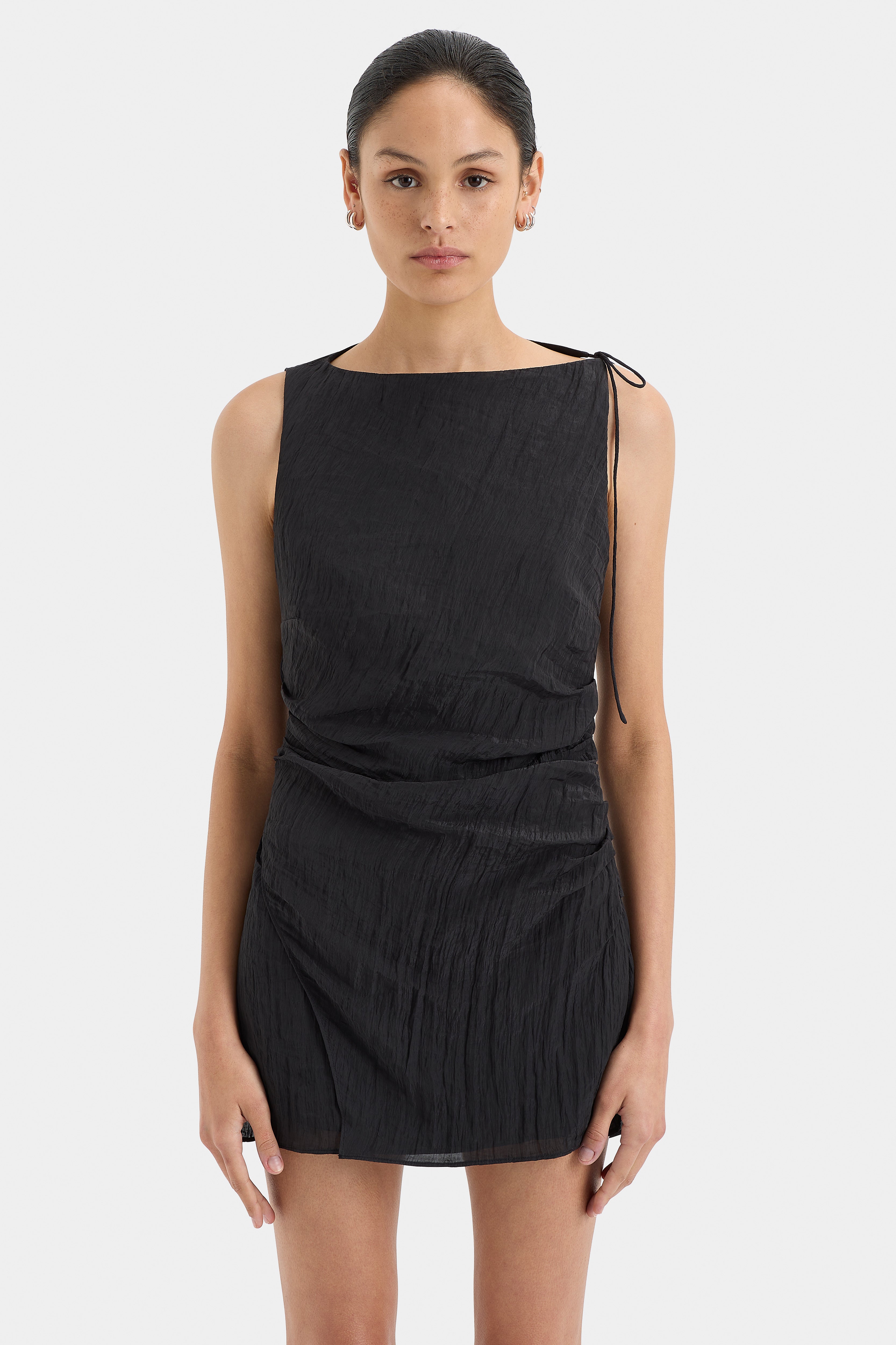 Ligera Mini Dress - Women's Flowy Short Sleeve Summer Dress for Casual Wear, Beach & Party Outfits
